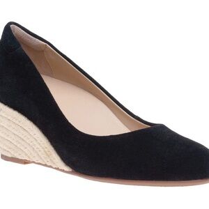 Abeo Black and Tan Wedge Shoes